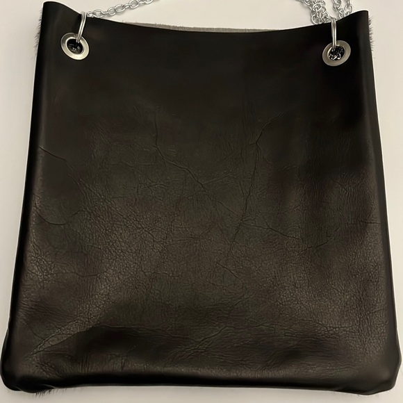 NEW Leather shoulder / crossbody bag - Picture 4 of 12